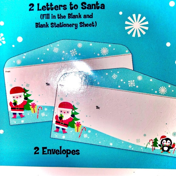Hallmark Santa Letters with coloring sheets, envelopes, Crayons - Picture 4 of 16